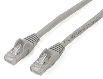 StarTech.com 2m Cat6 Gigabit Snagless Patchkabel - RJ45 UTP Netzwerkkabel mit Schutzmanschette - Cat 6 Kabel - Grau von LumaTech