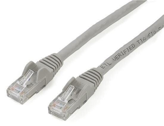 StarTech.com 2m Cat6 Gigabit Snagless Patchkabel - RJ45 UTP Netzwerkkabel mit Schutzmanschette - Cat 6 Kabel - Grau