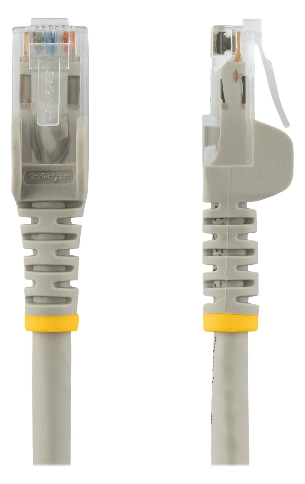 StarTech.com 2m Cat6 Gigabit Snagless Patchkabel - RJ45 UTP Netzwerkkabel mit Schutzmanschette - Cat 6 Kabel - Grau, Ansicht 3
