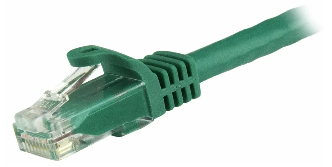 StarTech.com 2m Cat6 Gigabit Snagless Patchkabel - RJ45 UTP Netzwerkkabel mit Schutzmanschette - Cat 6 Kabel - Grün, Ansicht 4
