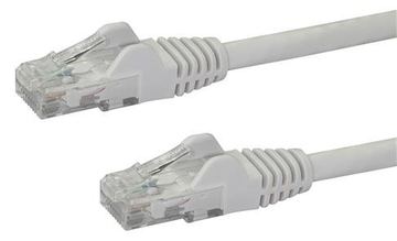 StarTech.com 2m Cat6 Gigabit Snagless Patchkabel - RJ45 UTP Netzwerkkabel mit Schutzmanschette - Cat 6 Kabel - Weiß von LumaTech