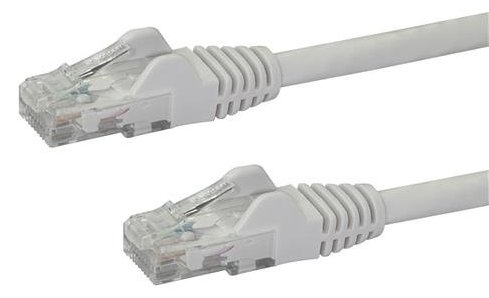 StarTech.com 2m Cat6 Gigabit Snagless Patchkabel - RJ45 UTP Netzwerkkabel mit Schutzmanschette - Cat 6 Kabel - Weiß