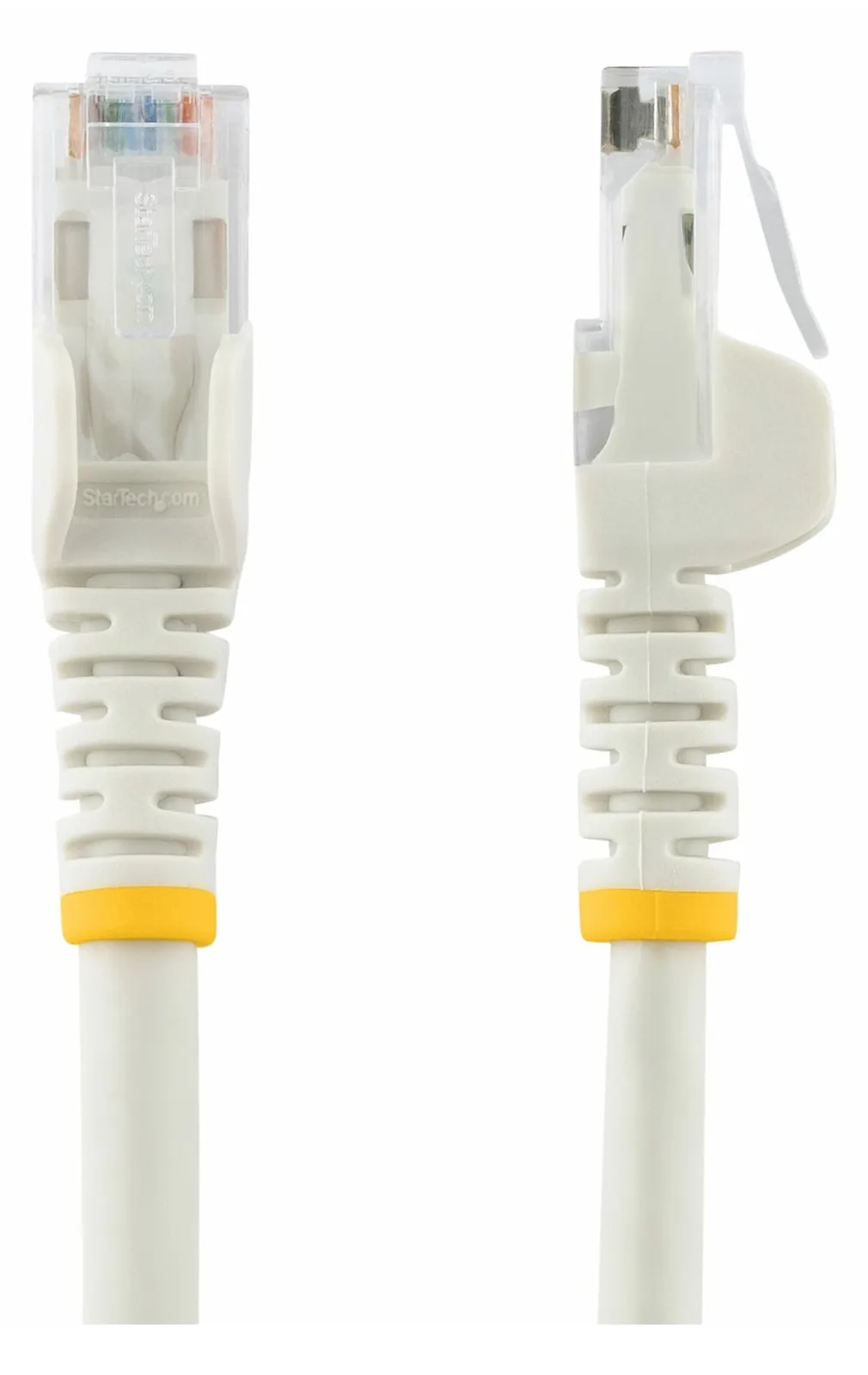 StarTech.com 2m Cat6 Gigabit Snagless Patchkabel - RJ45 UTP Netzwerkkabel mit Schutzmanschette - Cat 6 Kabel - Weiß, Ansicht 2