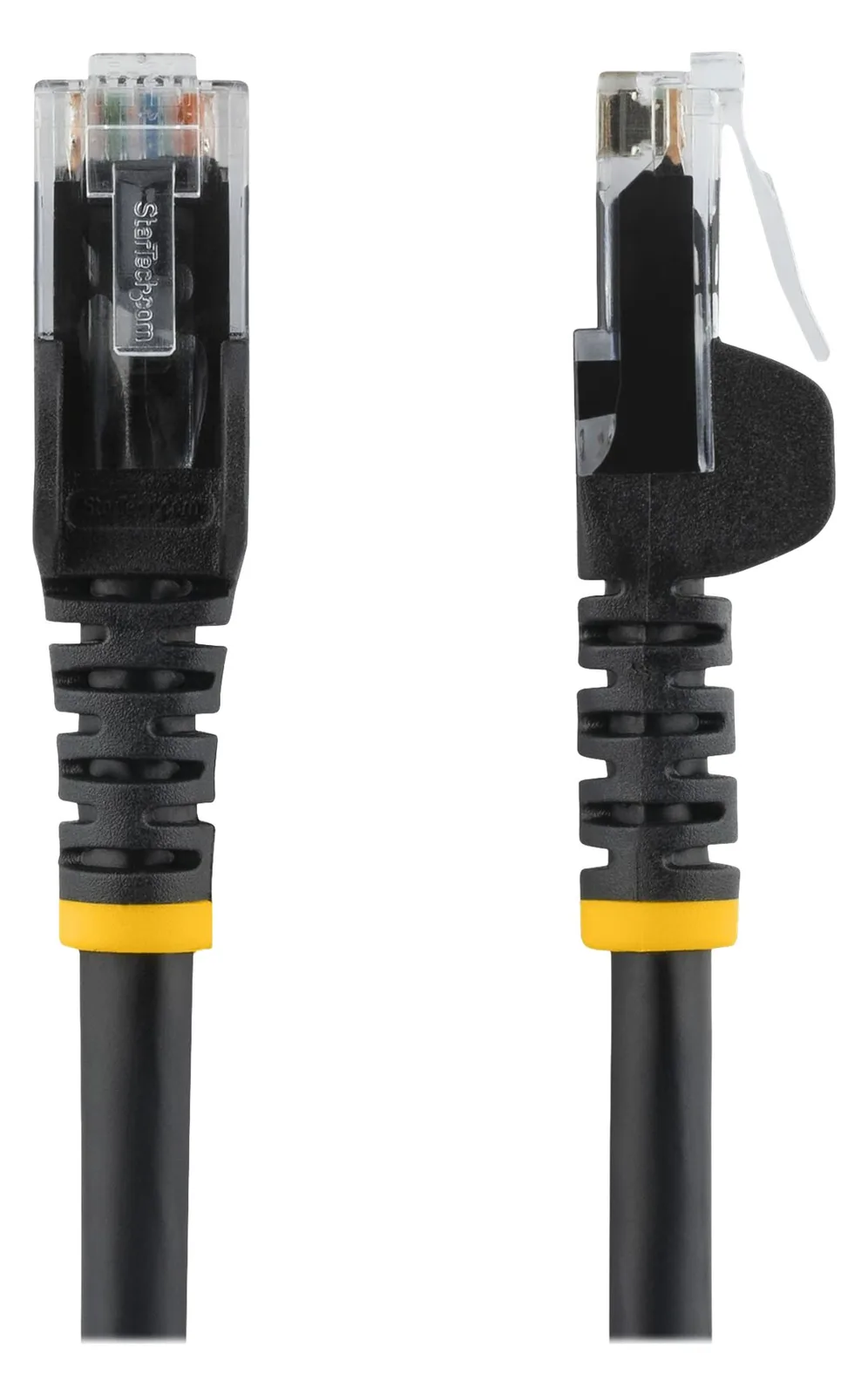 StarTech.com 2m Cat6 Snagless Gigabit UTP Netzwerkkabel - Cat 6 RJ45 Netzwerkkabel mit Knickschutz - Schwarz, Ansicht 3