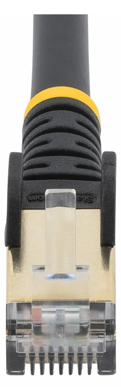 StarTech.com 2m CAT6A Ethernet Cable, 10 Gigabit Shielded Snagless RJ45 100W PoE Patch Cord, CAT 6A 10GbE STP - Schwarz, Ansicht 4