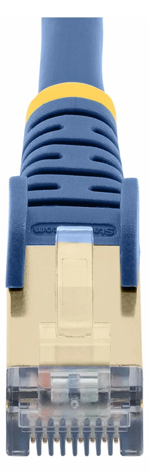 StarTech.com 2m CAT6A Ethernet Cable, 10 Gigabit Shielded Snagless RJ45 100W PoE Patch Cord, CAT 6A 10GbE STP - Blau, Ansicht 3