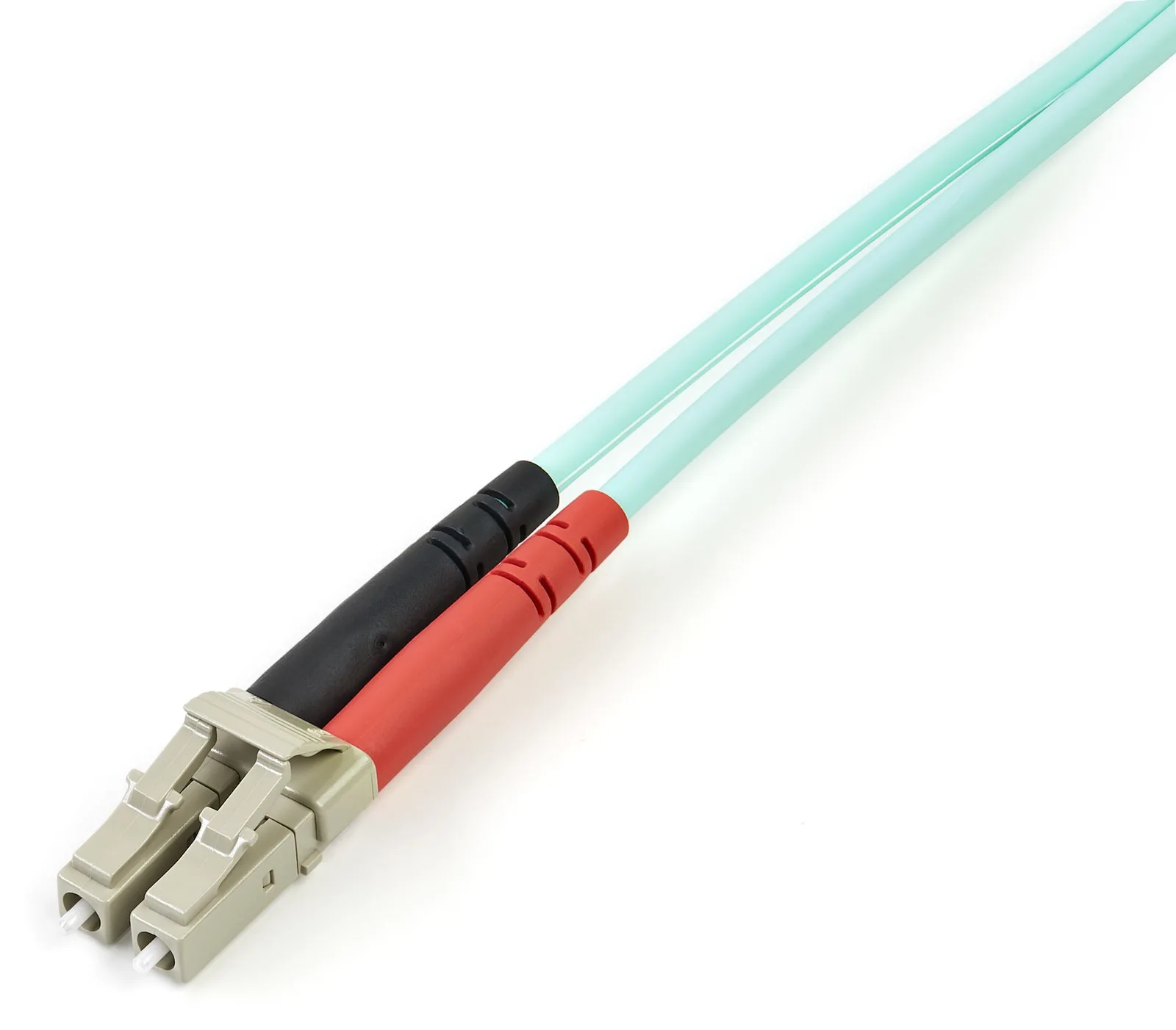 StarTech.com 2m Fiber Optic Cable - 10 Gb Aqua - Multimode Duplex 50/125 - LSZH - LC/LC - OM3, Ansicht 3