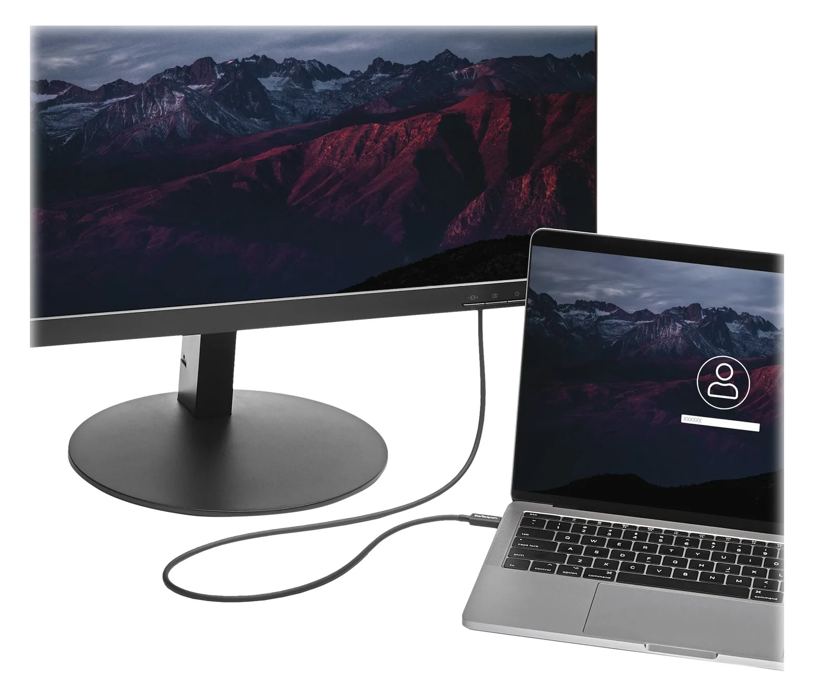 StarTech.com 2m Thunderbolt 3 (20Gbit/s) USB-C Kabel - Thunderbolt, USB und DisplayPort kompatibel, Ansicht 3