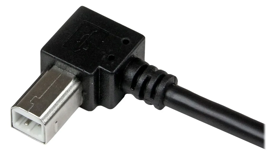 StarTech.com 2m USB 2.0 A auf B Kabel rechts gewinkelt - St/St - USB Druckerkabel - USB-Kabel - USB Typ B (M), Ansicht 3