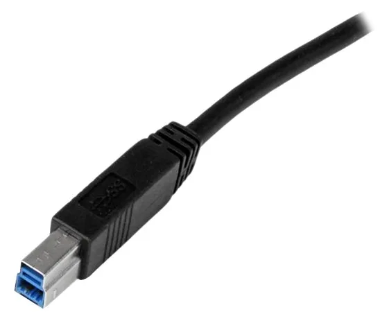 StarTech.com 2m zertifiziertes USB 3.0 SuperSpeed Kabel A auf B - Schwarz - USB 3 Anschlusskabel - Stecker/Stecker, Ansicht 2