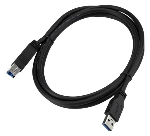 StarTech.com 2m zertifiziertes USB 3.0 SuperSpeed Kabel A auf B - Schwarz - USB 3 Anschlusskabel - Stecker/Stecker, Ansicht 3