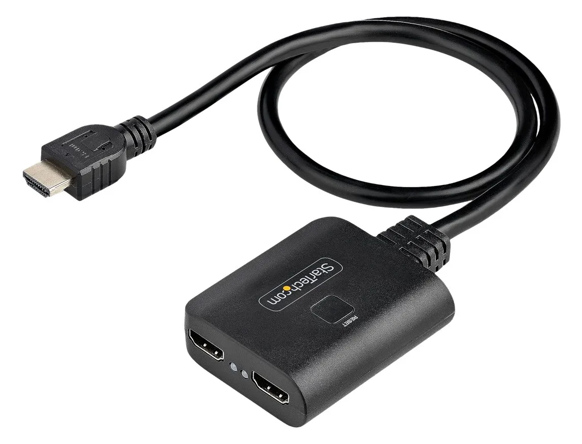 StarTech.com 2-Port HDMI Splitter, 4K 60Hz HDMI 2.0 Video, 4K HDMI Splitter 1 In 2 Out, 1x2 HDMI Display/Output, Ansicht 4