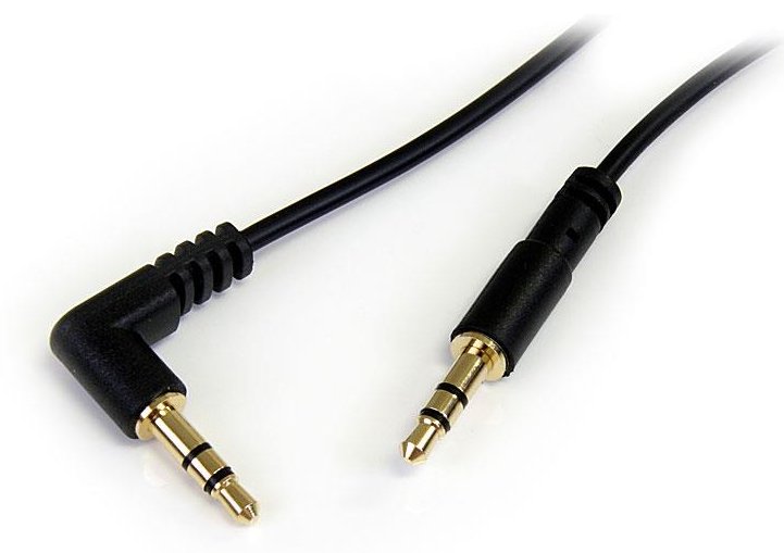 StarTech.com 30cm 3,5mm Klinke Audiokabel rechts gewinkelt