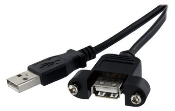 StarTech.com 30cm USB A auf A Blendenmontage Kabel - Bu/St - USB-Verlängerungskabel - USB (M) von LumaTech