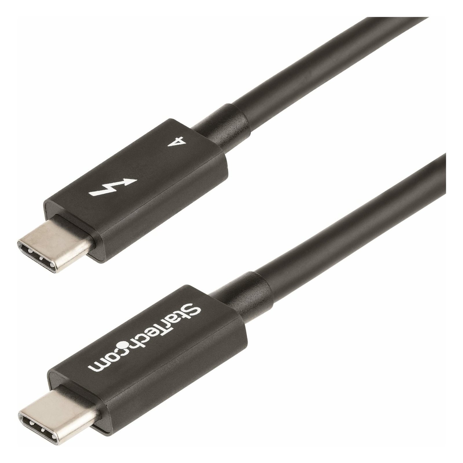 StarTech.com 3ft (1m) Thunderbolt 4 Cable, 40Gbps, 100W Power Delivery, 4K/8K Video, Intel-Certified Thunderbolt Cable