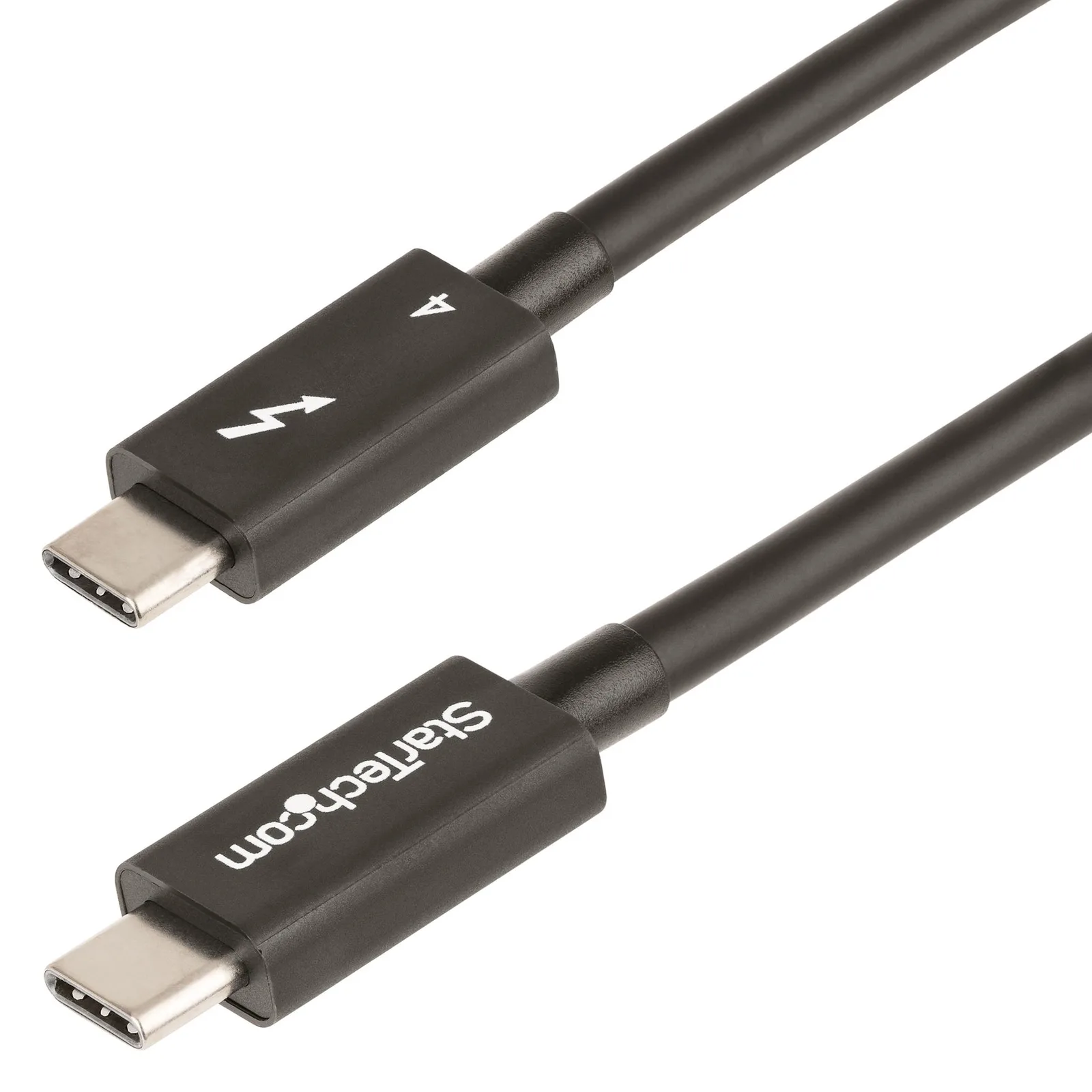 StarTech.com 3ft (1m) Thunderbolt 4 Cable, 40Gbps, 100W Power Delivery, 4K/8K Video, Intel-Certified Thunderbolt Cable, Ansicht 2