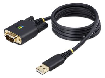 StarTech.com 3ft (1m) USB to Serial Adapter Cable, Interchangeable DB9 Screws/Nuts, COM Retention, USB-A to DB9 RS232 von LumaTech