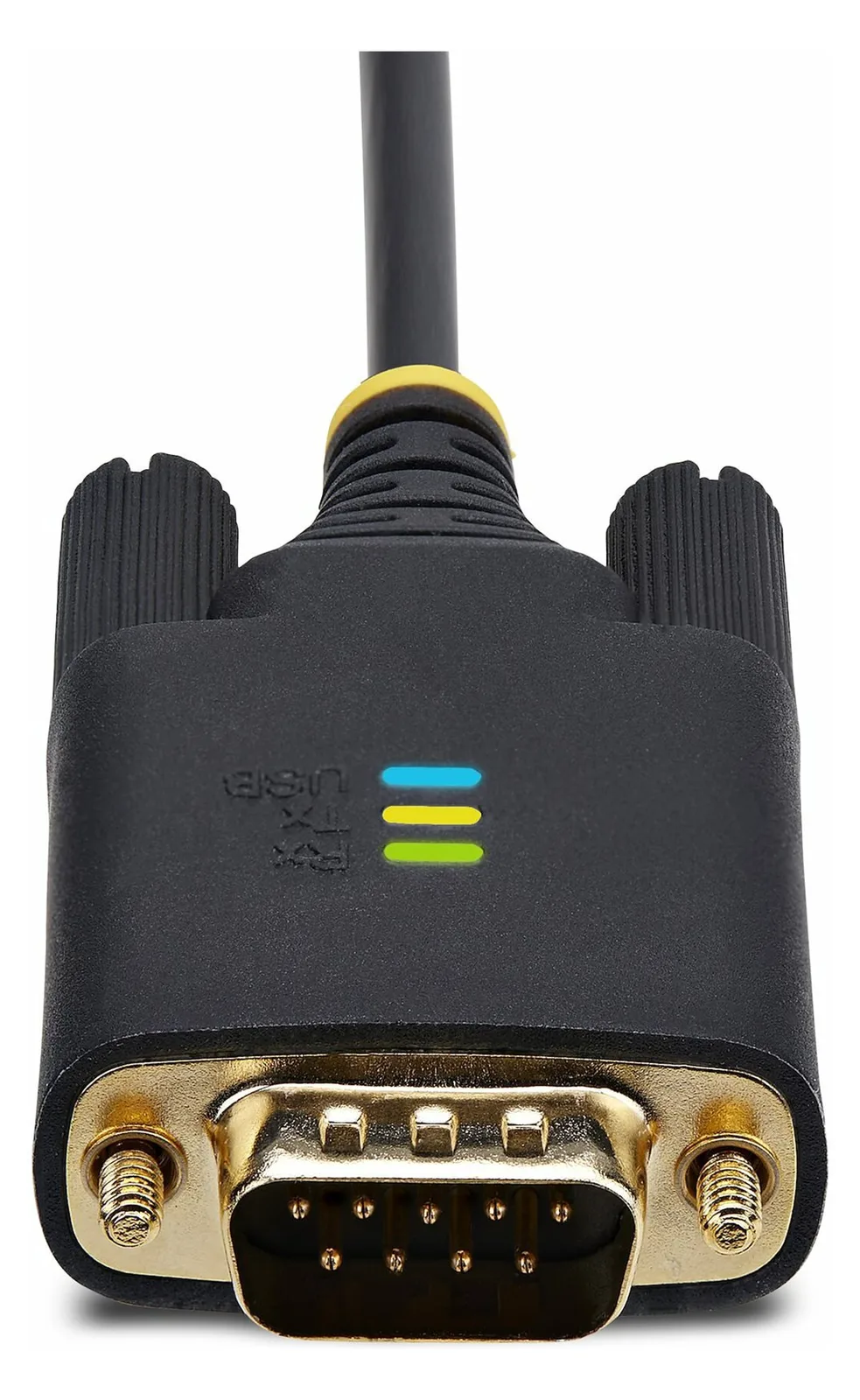 StarTech.com 3ft (1m) USB to Serial Adapter Cable, Interchangeable DB9 Screws/Nuts, COM Retention, USB-A to DB9 RS232, Ansicht 3