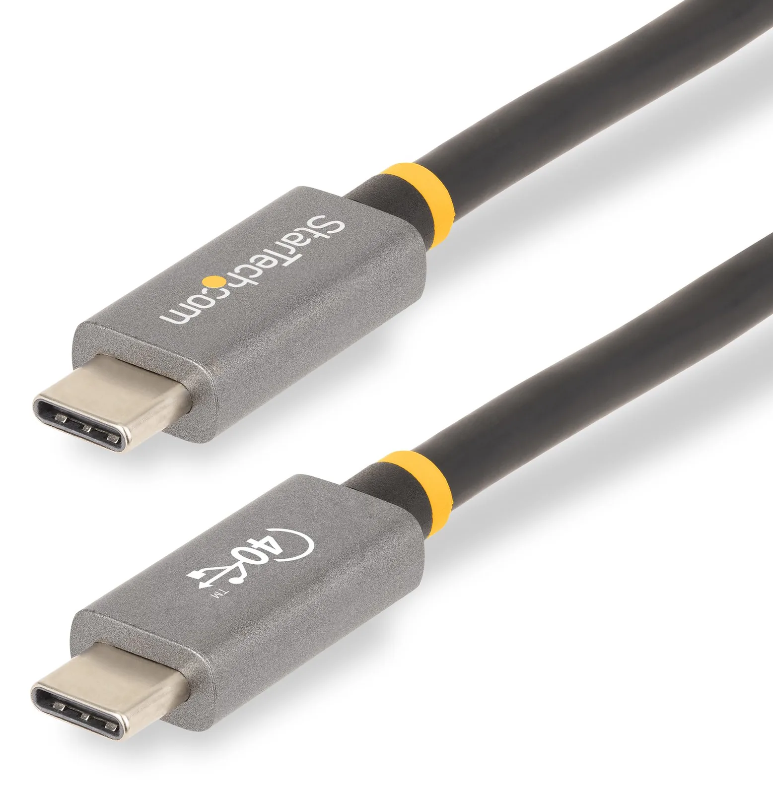 StarTech.com 3ft 1m USB4 Cable USB-IF Certified USB-C Cable 40 Gbps USB Type-C Data Transfer Cable 100W Power Delivery, Ansicht 2