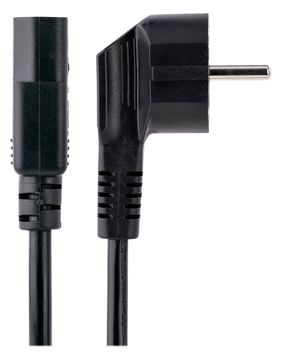 StarTech.com 3m (10ft) Computer Power Cord, 18AWG, EU Schuko to C13 Power Cord, 10A 250V, Black Replacement AC Cord von LumaTech