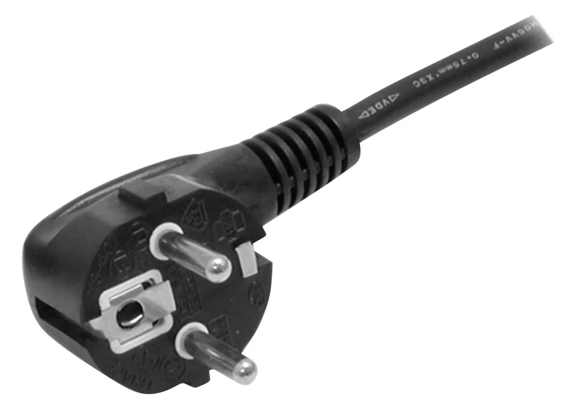 StarTech.com 3m (10ft) Computer Power Cord, 18AWG, EU Schuko to C13 Power Cord, 10A 250V, Black Replacement AC Cord, Ansicht 3