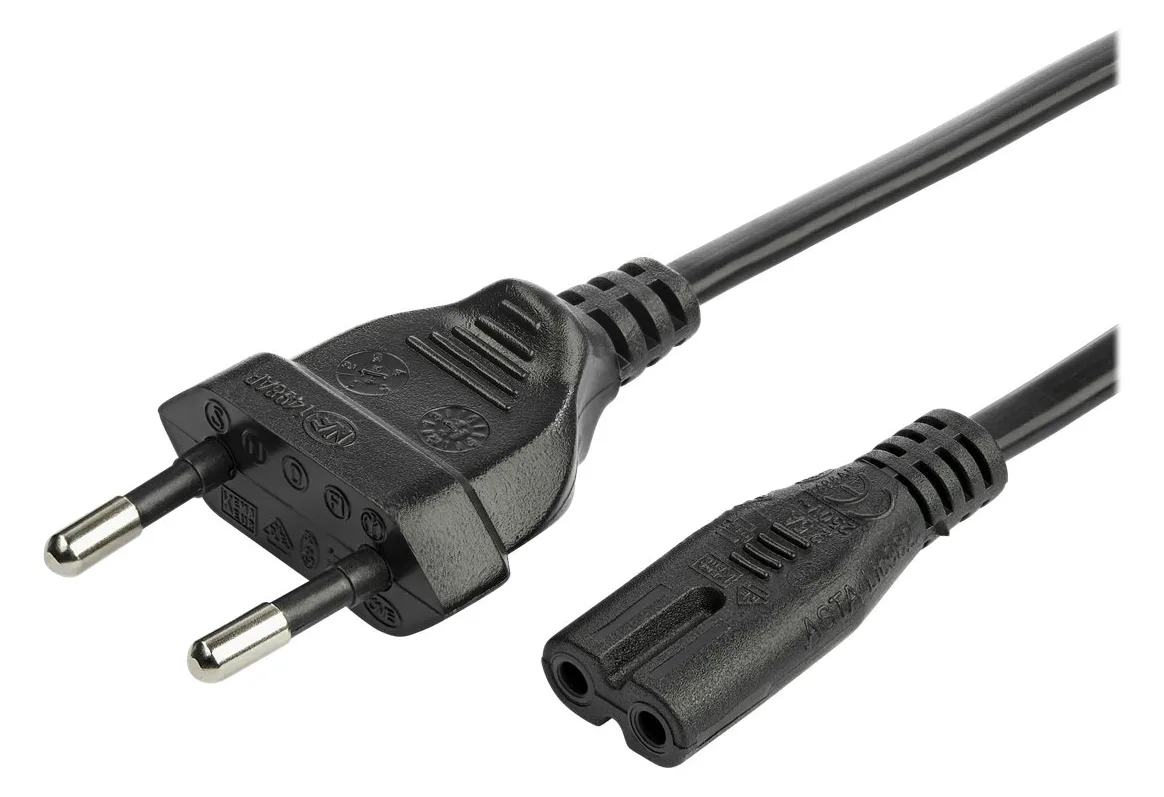 StarTech.com 3m (10ft) Laptop Power Cord, EU Plug to C7, 2.5A 250V, 18AWG, Notebook / Laptop Replacement AC Power Cord, Ansicht 5