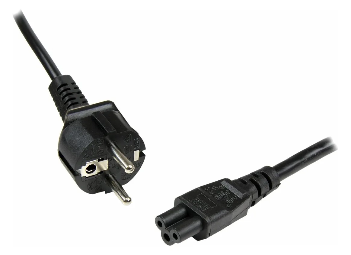 StarTech.com 3m (10ft) Laptop Power Cord, EU Schuko to C5, 2.5A 250V, 18AWG, Notebook / Laptop Replacement AC Cord, Ansicht 4