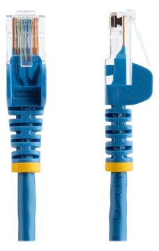 StarTech.com 3m Cat5e RJ45 UTP Netzwerkkabel Snagless - Cat 5e Patchkabel - Blau - Stecker / Stecker - Patch-Kabel von LumaTech