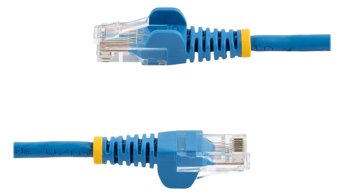StarTech.com 3m Cat5e RJ45 UTP Netzwerkkabel Snagless - Cat 5e Patchkabel - Blau - Stecker / Stecker - Patch-Kabel, Ansicht 4