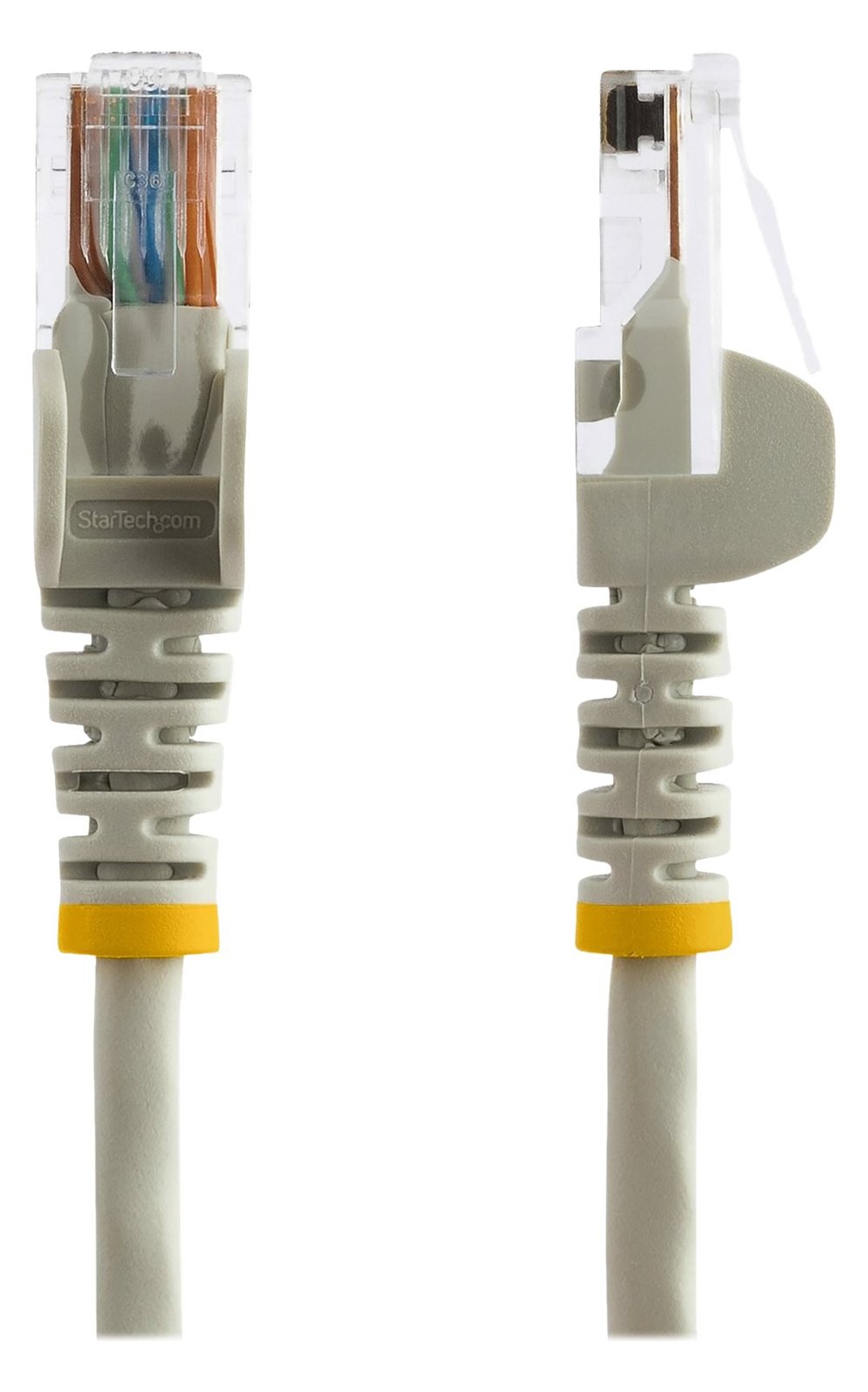 StarTech.com 3m Cat5e RJ45 UTP Netzwerkkabel Snagless - Cat 5e Patchkabel - Grau - Stecker / Stecker