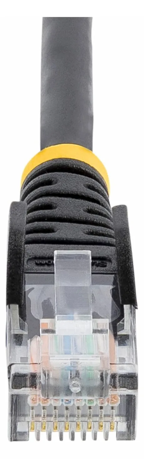 StarTech.com 3m Cat5e RJ45 UTP Netzwerkkabel Snagless - Cat 5e Patchkabel - Schwarz - Stecker / Stecker, Ansicht 3
