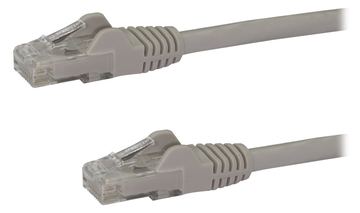 StarTech.com 3m Cat6 Gigabit UTP Patchkabel Snagless - Cat.6 RJ45 Netzwerkkabel mit Schutzmanschette - Grau von LumaTech