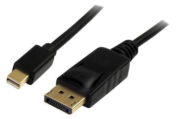 StarTech.com 3m Mini DisplayPort 1.2 auf DisplayPort Adapterkabel - mDP zu DP 4k x 2k Kabel - St/St von LumaTech