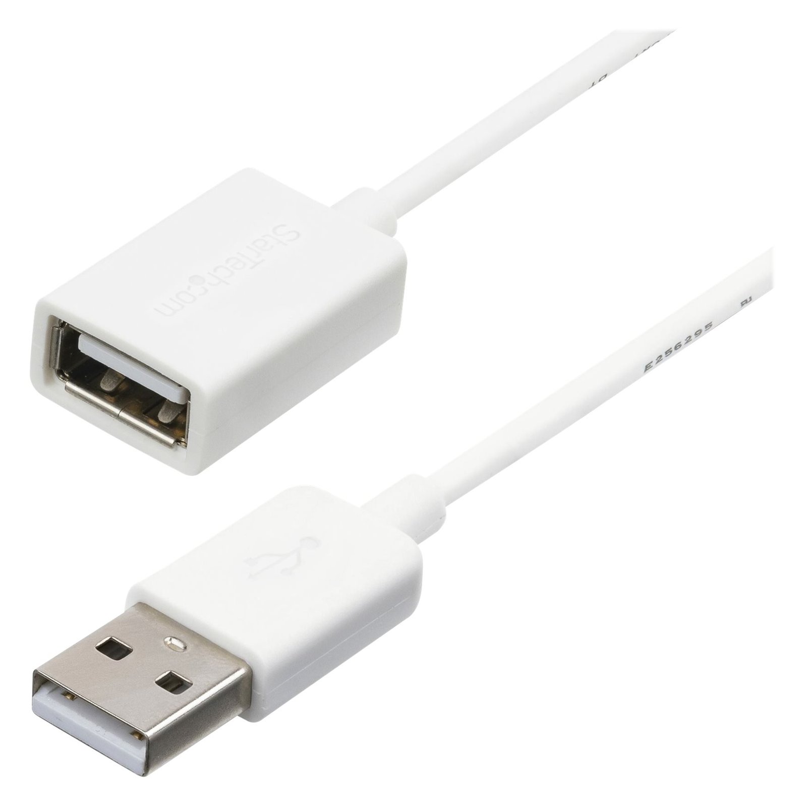 StarTech.com 3m USB 2.0 Verlängerungskabel A auf A - Stecker/Buchse - Weiß - USB A (St) von LumaTech