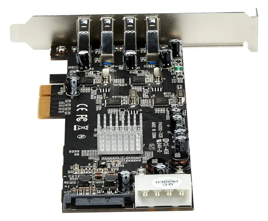 StarTech.com 4 Port USB 3.0 SuperSpeed PCI Express Schnittstellenkarte mit 4 5Gb/s Kanälen und UASP, Ansicht 5