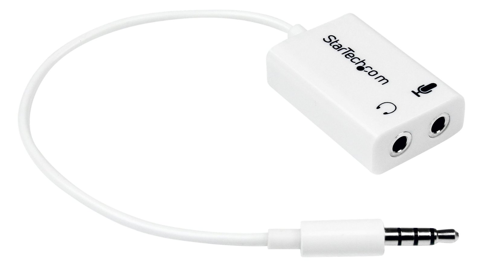 StarTech.com 4 Position Microphone and Headphone Splitter 3.5 mm 4 Pin / 4 Pole Mic and Audio Combo Splitter Cable von LumaTech