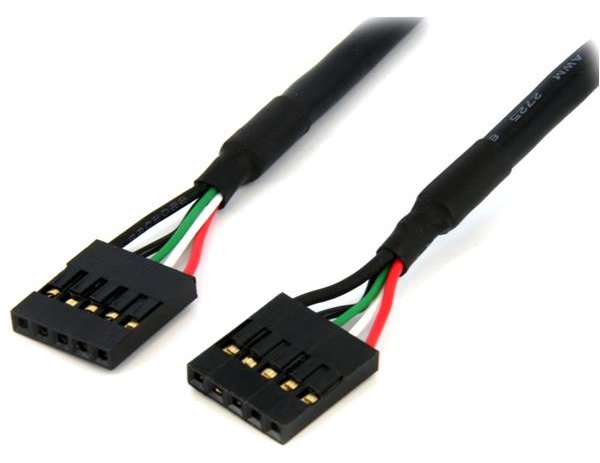 StarTech.com 45 cm internes 5pin USB IDC Mainboard Header Kabel - Buchse/Buchse - Pinheader Kabel 5-polig - USB-Kabel von LumaTech