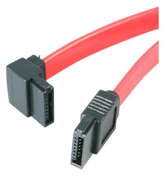 StarTech.com 45cm SATA Kabel links gewinkelt - Serial-ATA Anschlusskabel St/St - SATA-Kabel von LumaTech