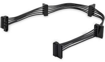 StarTech.com 4x SATA-Splitter Adapterkabel - 4-fach Serial-ATA Kabel - Netz-Splitter - SATA-Stromstecker (M) von LumaTech