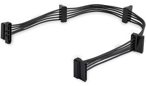 StarTech.com 4x SATA-Splitter Adapterkabel - 4-fach Serial-ATA Kabel - Netz-Splitter - SATA-Stromstecker (M)