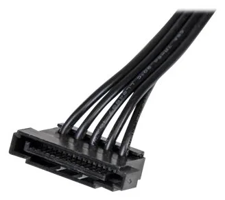 StarTech.com 4x SATA-Splitter Adapterkabel - 4-fach Serial-ATA Kabel - Netz-Splitter - SATA-Stromstecker (M), Ansicht 5