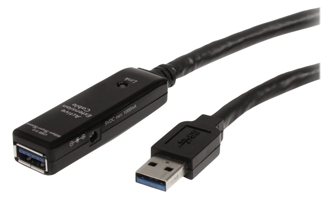 StarTech.com 5 m aktives USB 3.0 Verlängerungskabel - Stecker/Buchse - USB 3.0 SuperSpeed Kabel Verlängerung von LumaTech