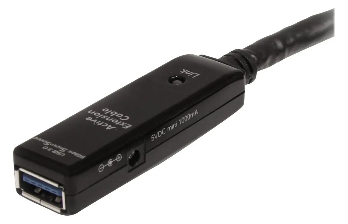 StarTech.com 5 m aktives USB 3.0 Verlängerungskabel - Stecker/Buchse - USB 3.0 SuperSpeed Kabel Verlängerung, Ansicht 3