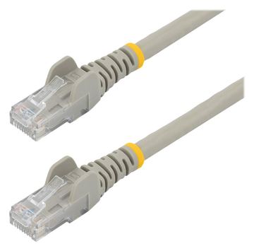 StarTech.com 50cm Cat6 Gigabit Snagless Patchkabel - RJ45 UTP Netzwerkkabel mit Schutzmanschette - Cat 6 Kabel - Grau von LumaTech