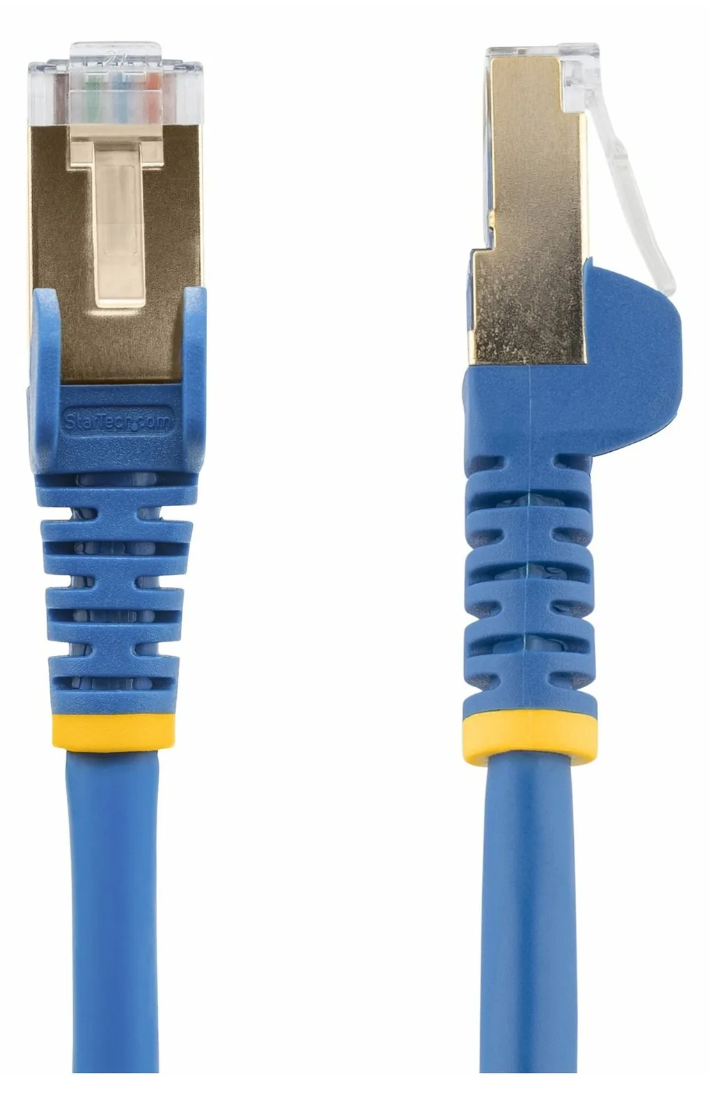StarTech.com 50cm CAT6A Ethernet Cable, 10 Gigabit Shielded Snagless RJ45 100W PoE Patch Cord - Blau, Ansicht 3
