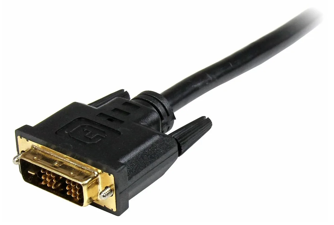 StarTech.com 50cm HDMI auf DVI-D Kabel - Stecker/Stecker - HDMI/DVI Adapterkabel / Adapter Kabel - Schwarz, Ansicht 4