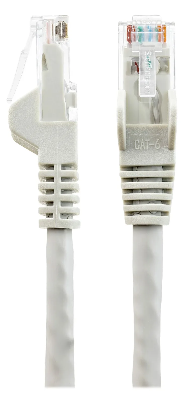 StarTech.com 50cm Netzwerkkabel CAT6 - LSZH (Low Smoke Zero Halogen) - Grau, Ansicht 4