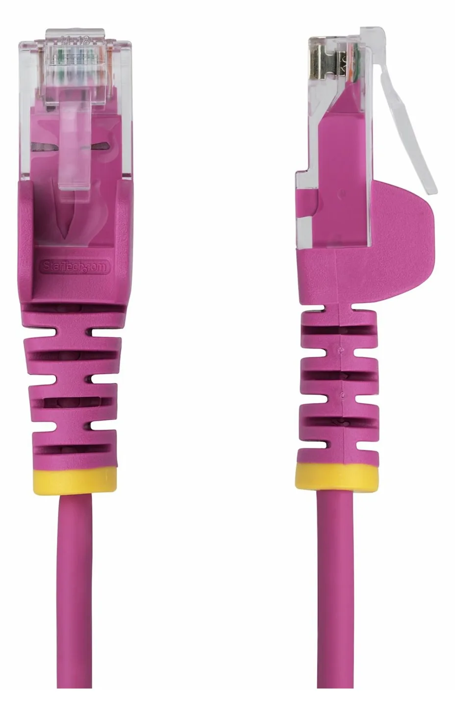 StarTech.com 50cm Pink Slim CAT6 Ethernet Cable, Snagless, 28AWG, LSZH - Patch-Kabel - RJ-45 (M), Ansicht 3