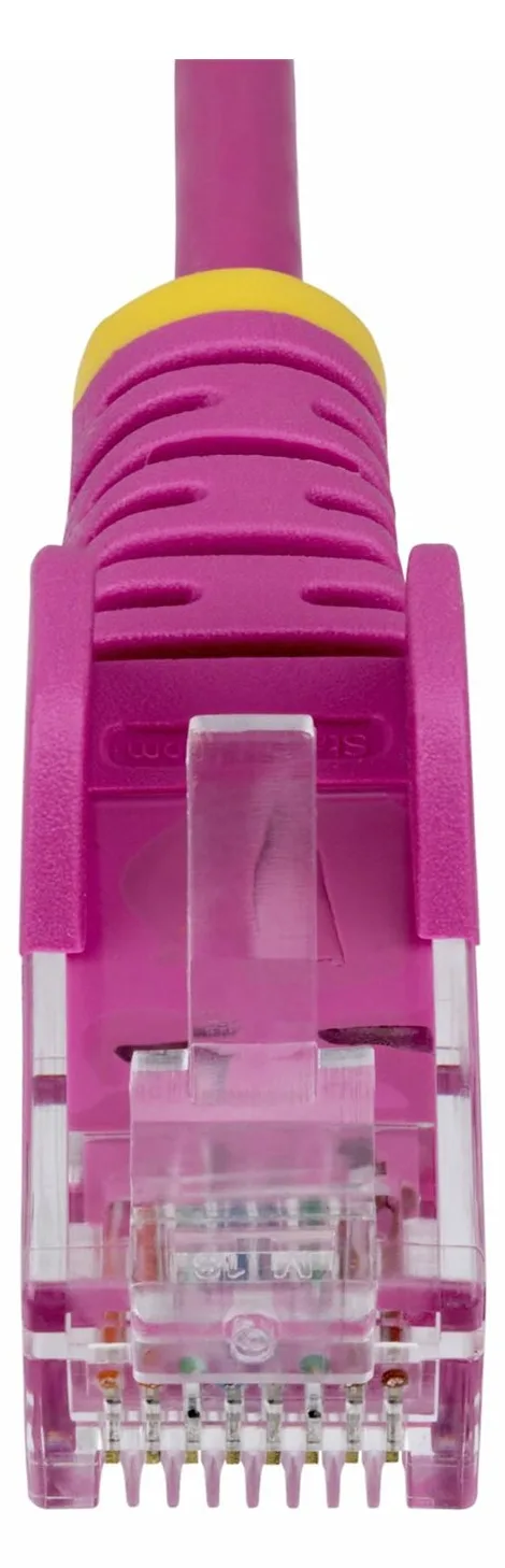 StarTech.com 50cm Pink Slim CAT6 Ethernet Cable, Snagless, 28AWG, LSZH - Patch-Kabel - RJ-45 (M), Ansicht 4