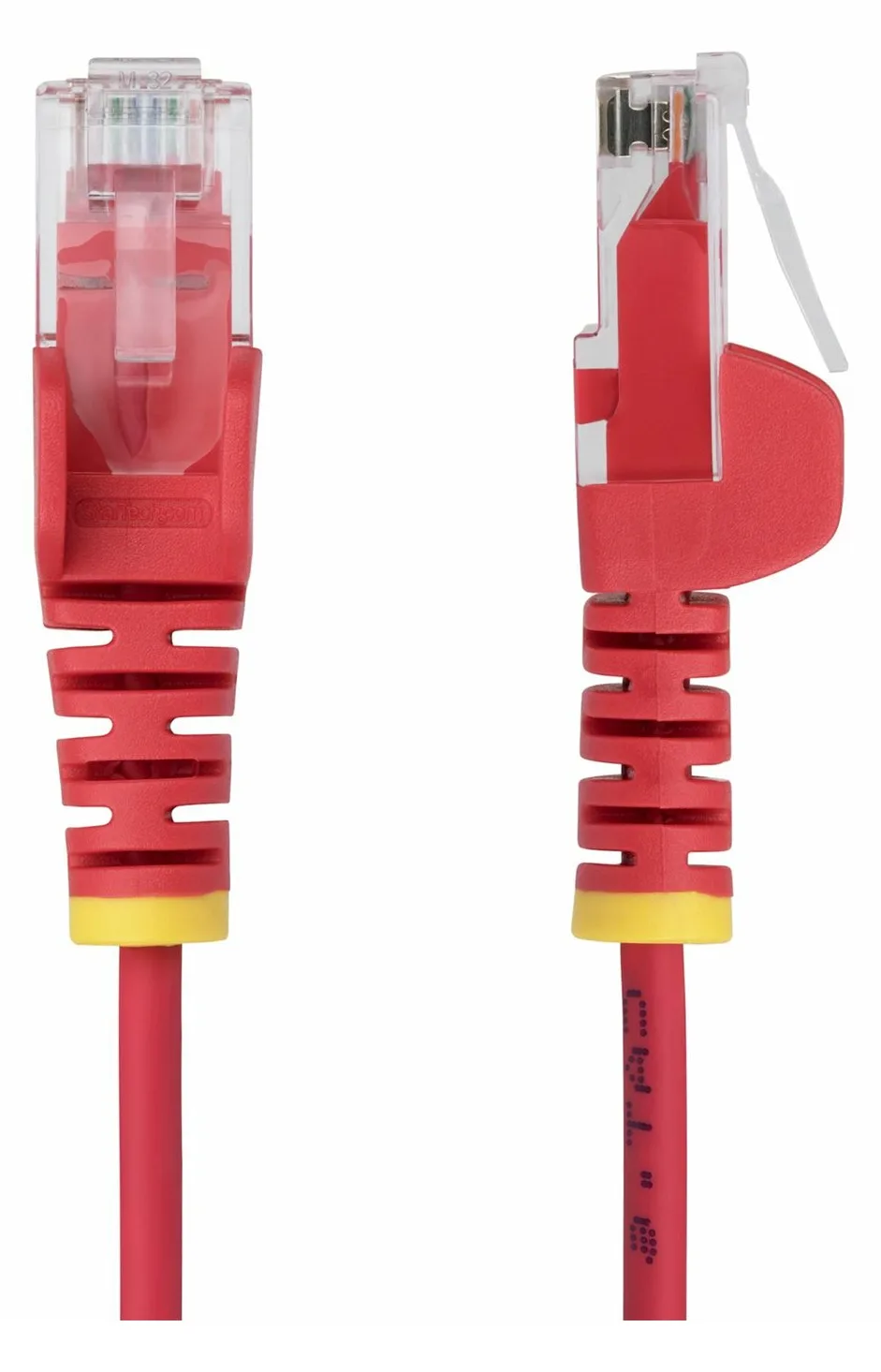 StarTech.com 50cm Red Slim CAT6 Ethernet Cable, Snagless, 28AWG, LSZH - Patch-Kabel - RJ-45 (M), Ansicht 3